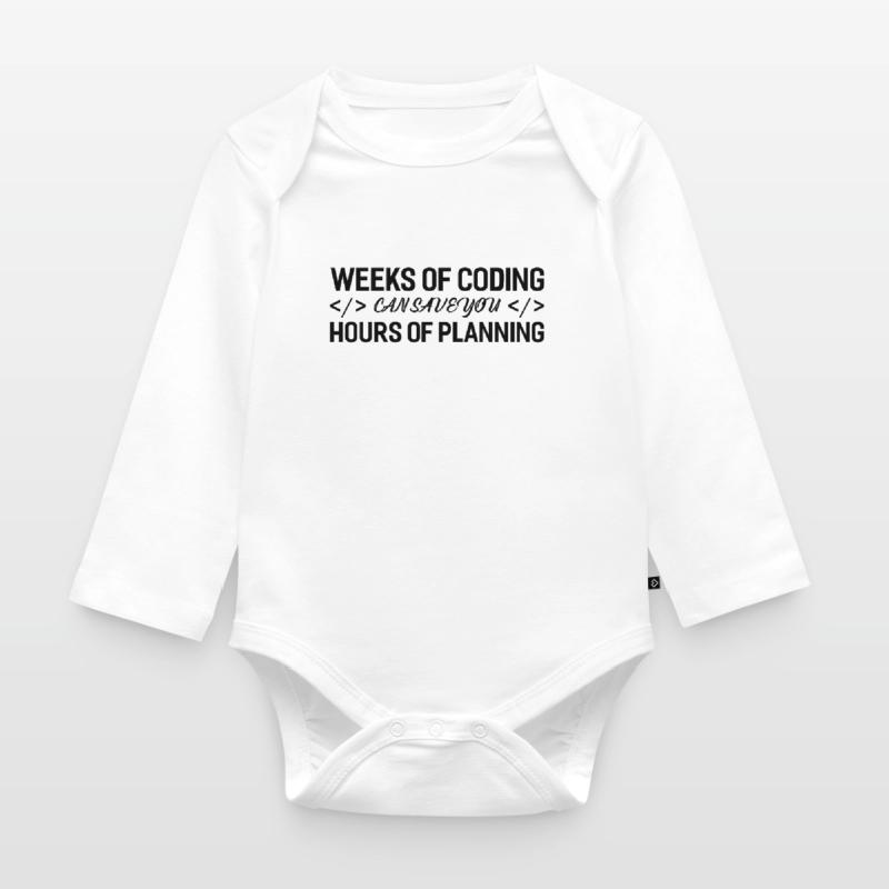 Programmer Weeks Of Coding Organic Longsleeve Baby Bodysuit