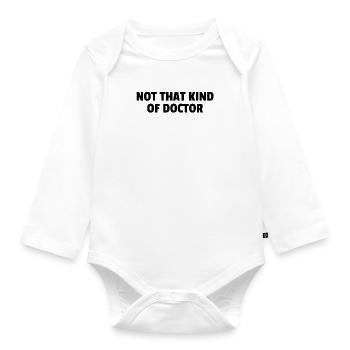 Pas ce genre de docteur médical - Body Bébé bio manches longues - blanc - Devant