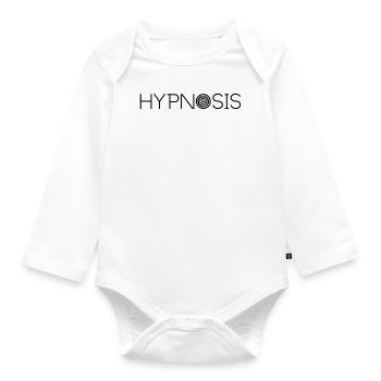 Hypnosis Hypnose Therapist Psychology Trance Coach - Organic Longsleeve Baby Bodysuit - white - Front