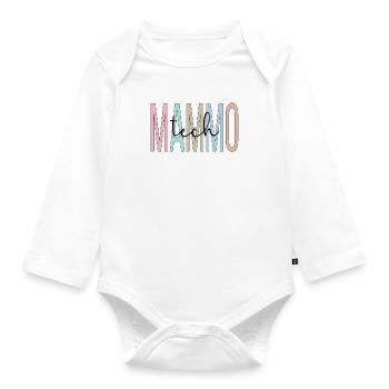 Mammo Technologist Recognition Mammography Tech - Organic Longsleeve Baby Bodysuit - white - Front