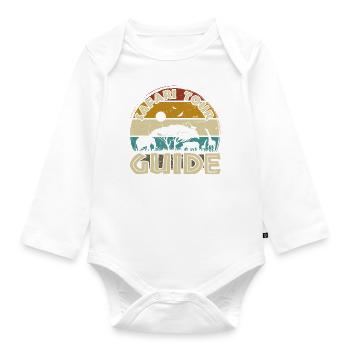 Safari Tour Guide Kostüm Afrika Zoo Tour Reise - Baby Bio-Langarm-Body - Weiß - Vorne