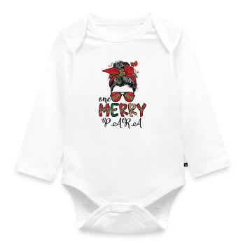 Paraprofessional Christmas Para Teacher Xmas Gifts - Baby Bio-Langarm-Body - Weiß - Vorne