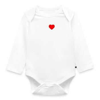 I love blonde men - Baby Bio-Langarm-Body - Weiß - Vorne