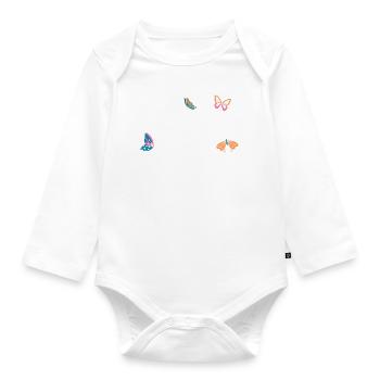 Christian Religious Bible Verse Gift - Organic Longsleeve Baby Bodysuit - white - Front