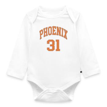 Phoenix 31 - Baby Bio-Langarm-Body - Weiß - Vorne
