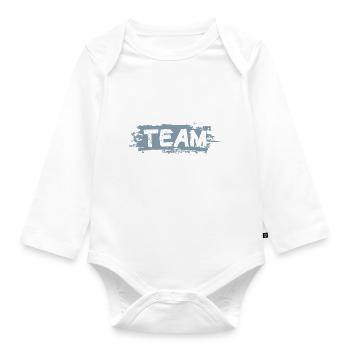 Bbq Team - Baby Bio-Langarm-Body - Weiß - Vorne