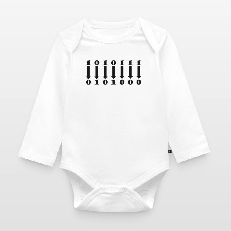 1's complement Organic Longsleeve Baby Bodysuit