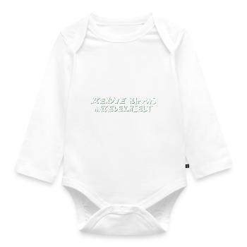 Badische Sprüche > Irgendwie hammas hiegedeichselt - Baby Bio-Langarm-Body - Weiß - Vorne