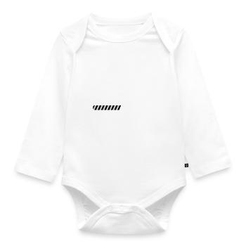 Dad Joke Loading Vater Witz Lustig - Baby Bio-Langarm-Body - Weiß - Vorne