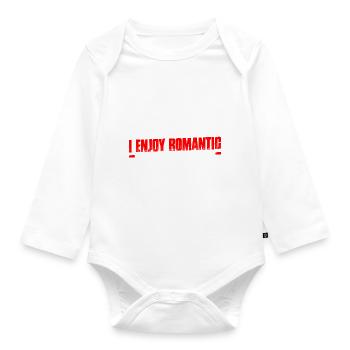 Enjoy Romantic Walks Through The Hardware Store21 - Organic Longsleeve Baby Bodysuit - white - Front