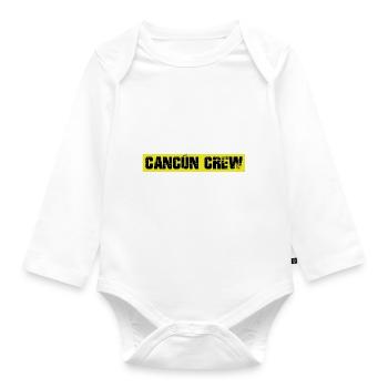 Cancun Crew - Baby Bio-Langarm-Body - Weiß - Vorne