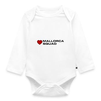Mallorca Squad - Baby Bio-Langarm-Body - Weiß - Vorne