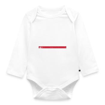 Cornwall England Retro Vintage Design for Coastal - Organic Longsleeve Baby Bodysuit - white - Front