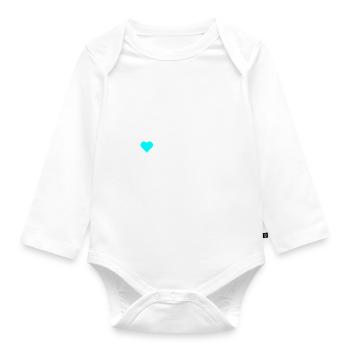 Mallorca - Baby Bio-Langarm-Body - Weiß - Vorne