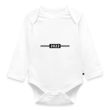 2022 - Baby Bio-Langarm-Body - Weiß - Vorne