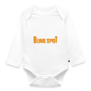 Tu es dans mon angle mort 11 - Body Bébé bio manches longues - blanc - Devant