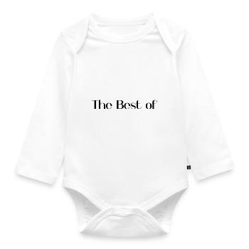 Das Beste aus. Das Beste von. Bester. Best.Weihnachten. Geek - Baby Bio-Langarm-Body - Weiß - Vorne