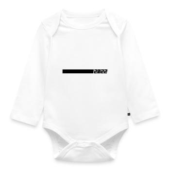 2022 - Baby Bio-Langarm-Body - Weiß - Vorne