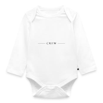 Conception de l’équipage - Body Bébé bio manches longues - blanc - Devant