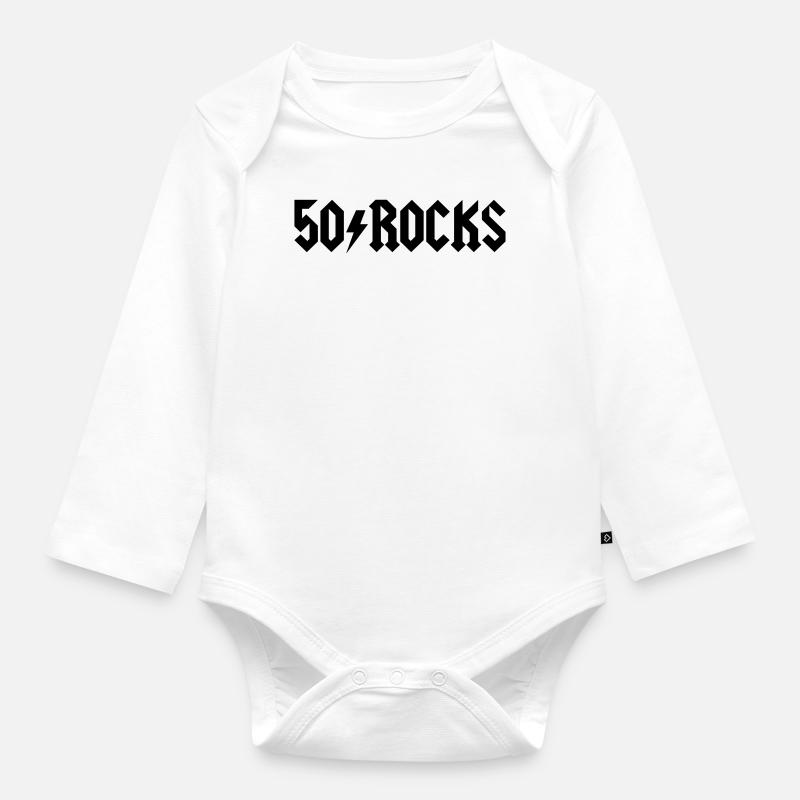 50 - Body Bébé bio manches longues - blanc