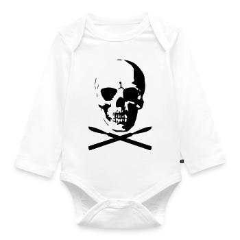 Chirurg - Baby Bio-Langarm-Body - Weiß - Vorne
