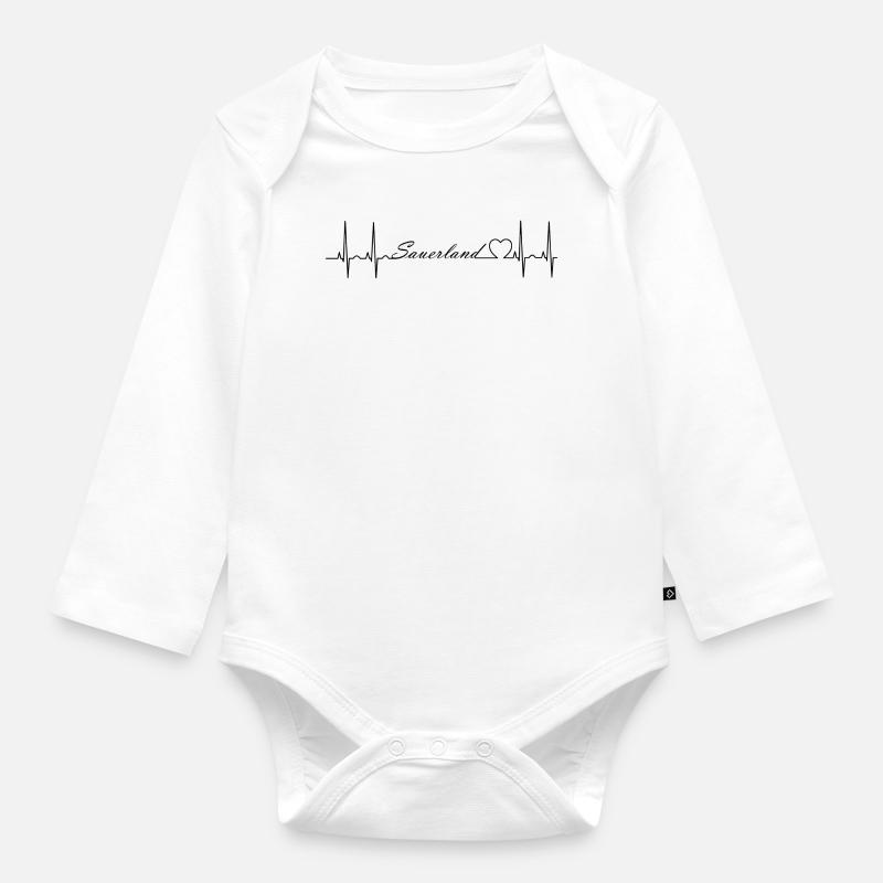 Sauerland - Baby Bio-Langarm-Body - Weiß