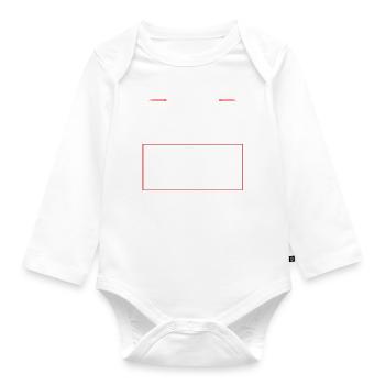 Skater Crew - Baby Bio-Langarm-Body - Weiß - Vorne