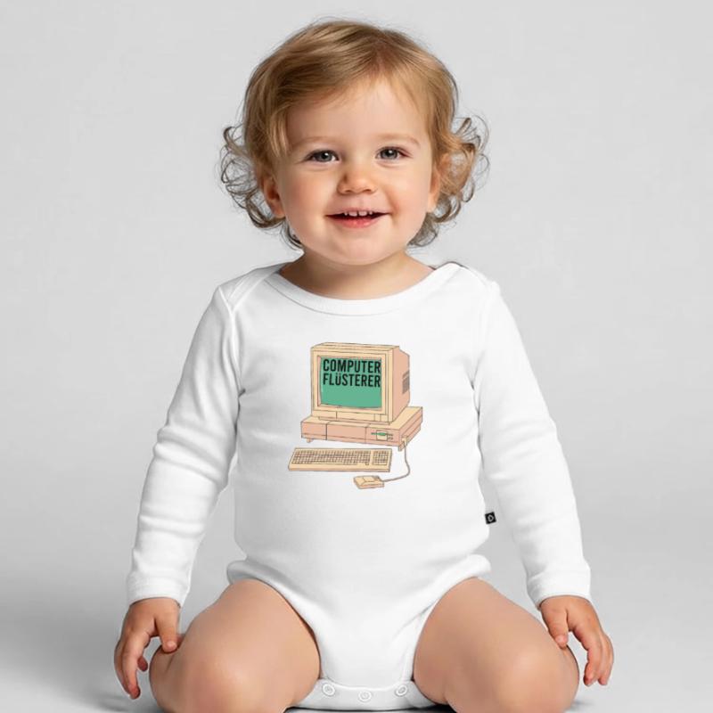Informatik Computer Programmierer Entwickler Coder Baby Bio-Langarm-Body