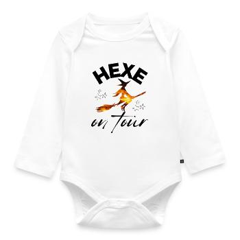 HEXE on tour HEXEN hexen - Baby Bio-Langarm-Body - Weiß - Vorne