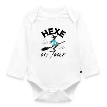 HEXE on tour HEXEN hexen - Baby Bio-Langarm-Body - Weiß - Vorne