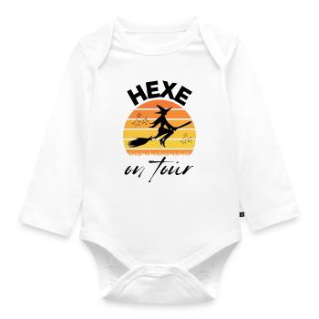 HEXE on tour HEXEN hexen - Baby Bio-Langarm-Body - Weiß - Vorne