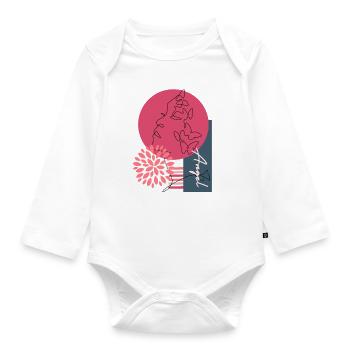 Magical Femininity - Organic Longsleeve Baby Bodysuit - white - Front