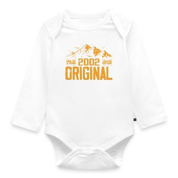Vintage 2002 Cadeau d’anniversaire - Retro 2002 - Body Bébé bio manches longues - blanc - Devant