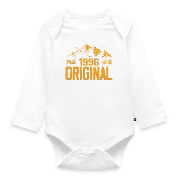 Vintage 1966 Geburtstagsgeschenk - Retro 1966 - Baby Bio-Langarm-Body - Weiß - Vorne