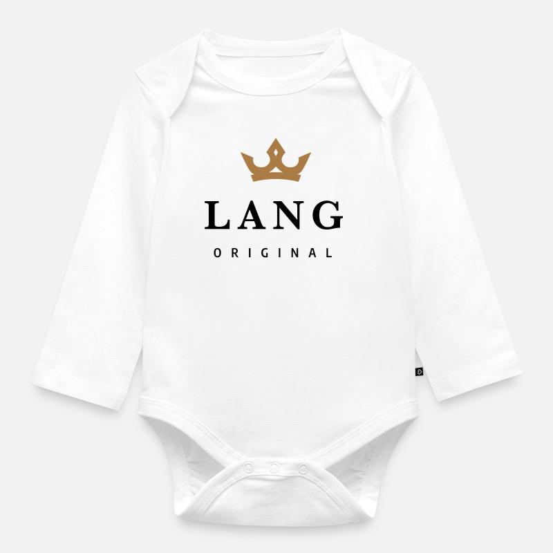 Lang - Baby Bio-Langarm-Body - Weiß