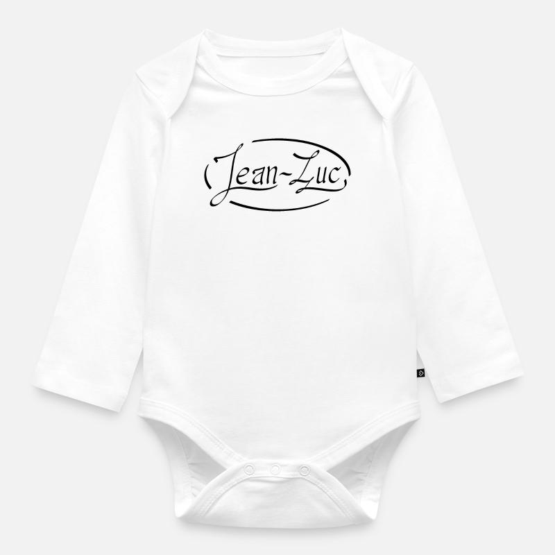 Jean Luc - Body Bébé bio manches longues - blanc