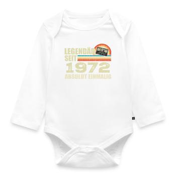 Légendaire depuis 1972 - absolument unique - Body Bébé bio manches longues - blanc - Devant
