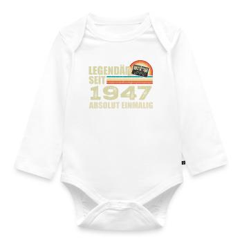 Légendaire depuis 1947 - absolument unique - Body Bébé bio manches longues - blanc - Devant