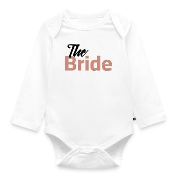 The Bride - Organic Longsleeve Baby Bodysuit - white - Front