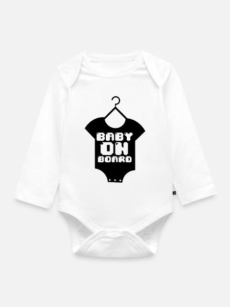 Babyeinstieg - Baby Bio-Langarm-Body - Weiß