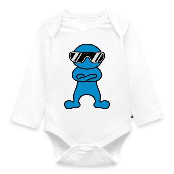 Cool - Body Bébé bio manches longues - blanc - Devant