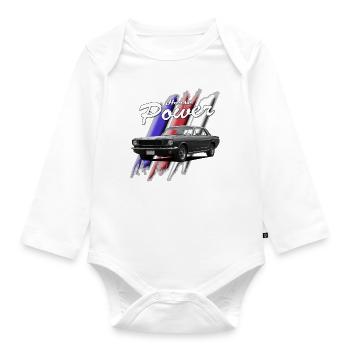 Motifs 130719 1 Mu - Organic Longsleeve Baby Bodysuit - white - Front