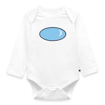 Chemise d'astronaute - Body Bébé bio manches longues - blanc - Devant