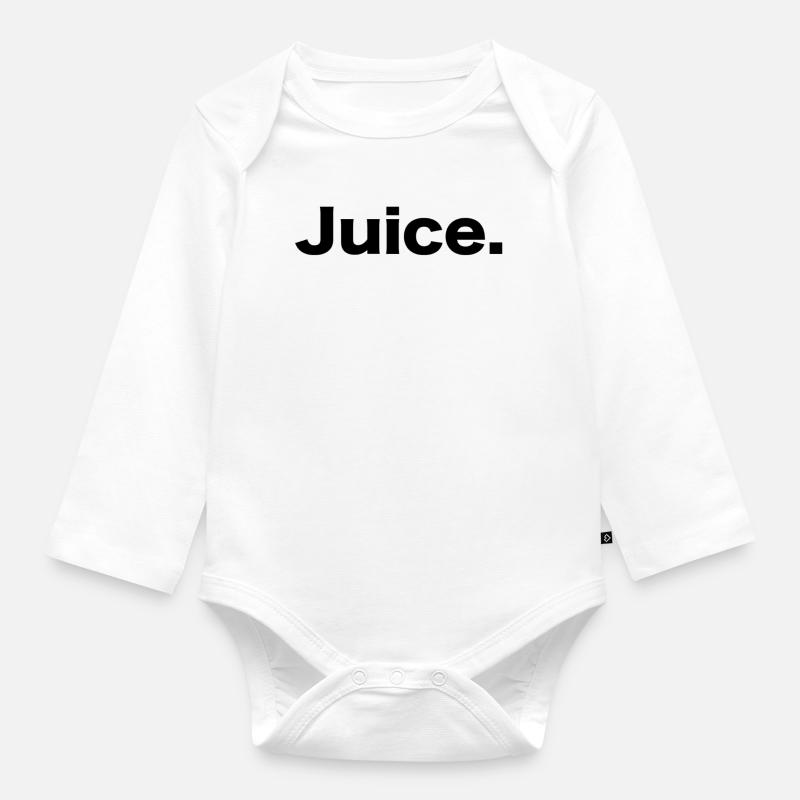 Juice - Baby Bio-Langarm-Body - Weiß