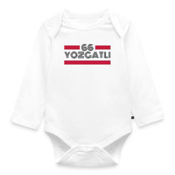 Yozgat 66 Türkei Turkiye Geschenk Urlaub TR Türk - Baby Bio-Langarm-Body - Weiß - Vorne