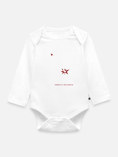 hättsch halt uffbasst schwäbisch for beginners - Baby Bio-Langarm-Body - Weiß
