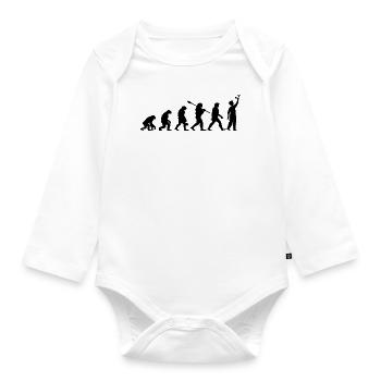 Handwerker der einzig echte - DIY - Baby Bio-Langarm-Body - Weiß - Vorne