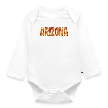 Arizona - Baby Bio-Langarm-Body - Weiß - Vorne