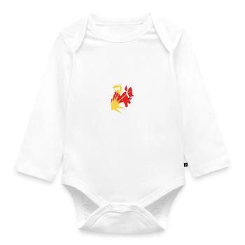 Schweißen Für Schweißer - Baby Bio-Langarm-Body - Weiß - Vorne