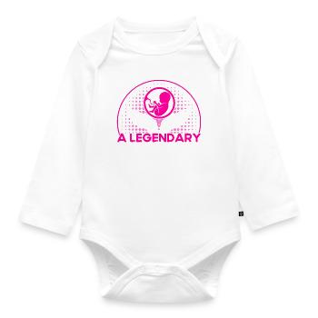 Doula Obstétricien Cadeau - Body Bébé bio manches longues - blanc - Devant